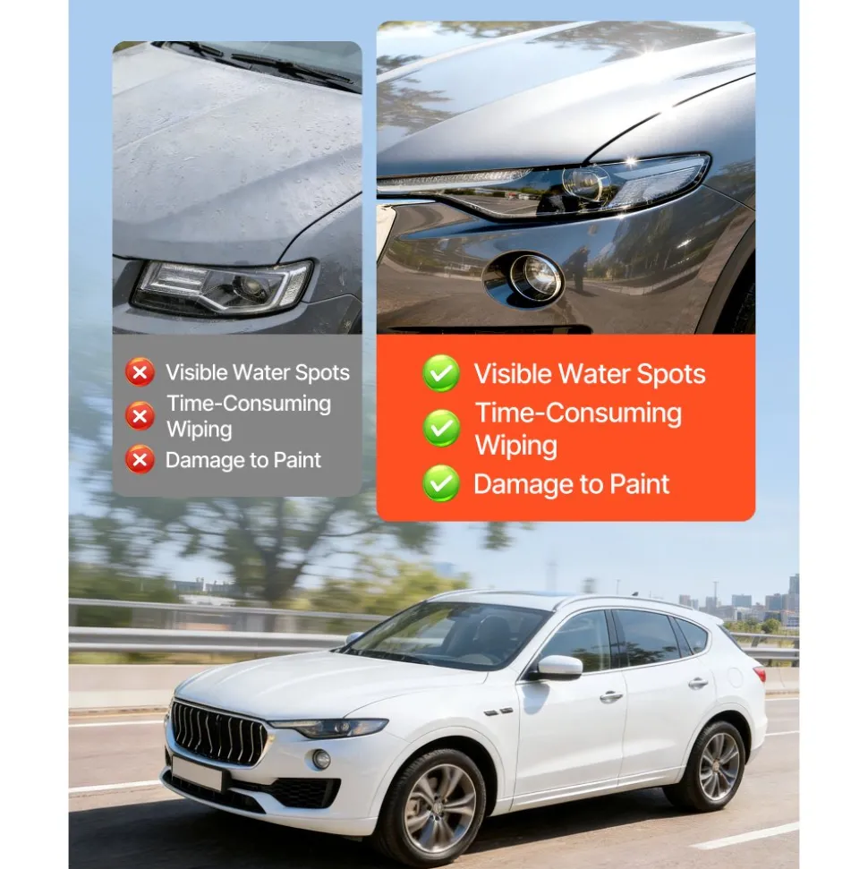 VEVOR Deionized Filter for Spotless Car Wash System, 2 x 4L Mixed-Bed DI Resin Filter Replacement - Compatible with PRS-207SLXC, PRS-TCXC, PRS-TCXC-PT, PRS-207XCGB Deionized Water System