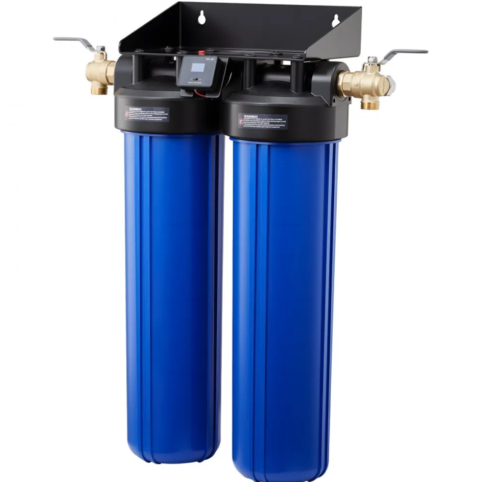 VEVOR Deionized Water System for Car Wash, Spotless Car Wash Water System with 2 x 4L DI Resin, Bypass Valve & TDS Meter, Spot-Free Deionized Water Filter for Cars RVs Motorcycles Windows