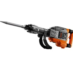 VEVOR Demolition Jack Hammer, 2100W Electric Jackhammer Heavy Duty, 1650 BPM Industrial-Grade Jack Hammer Concrete Breaker, with 1 Point Chisel, 1 Flat Chisel, Gloves and Goggles