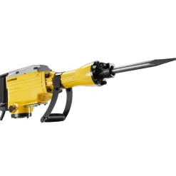 VEVOR Demolition Jack Hammer, 2200W 1350 BPM Jack Hammer Concrete Breaker, Heavy Duty Electric Jack Hammer 4pcs Chisels Bit with Gloves, 360° Swiveling Front Handle for Trenching and Breaking Holes