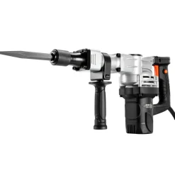 VEVOR Demolition Jack Hammer, 1400W Electric Jackhammer Heavy Duty, 2pcs Chisels Bits Chipping with Case, 2900 BPM Concrete Breaker, Gloves Black