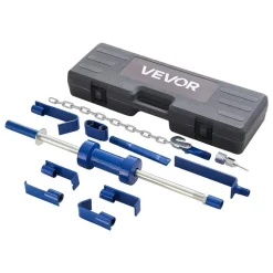 VEVOR Dent Puller Kit, 13 lbs 14-in-1 Slide Hammer Dent Removal Kit, Heavy-Duty Auto Body Truck Repair Automotive Damage Remover Tool Repair Frame with Carrying Case, Extension Rod, Non-Slip Handle