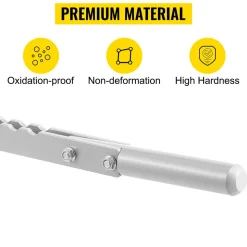 VEVOR Dent Pull Lever Bar 6 Claw Hook Dent Puller Single Leg Lifter Portable Dent Pull Bar Aluminum Alloy for Car Dent Repairing