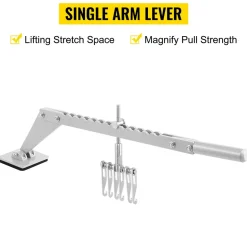 VEVOR Dent Pull Lever Bar 6 Claw Hook Dent Puller Single Leg Lifter Portable Dent Pull Bar Aluminum Alloy for Car Dent Repairing