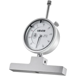 VEVOR Depth Gauge, Depth Micrometer 0-22 inch Measuring Range, 0.001