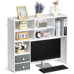 VEVOR Desktop Bookshelf, 3-Tier Desktop Storage Organizer, 37