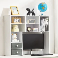 VEVOR Desktop Bookshelf, 3-Tier Desktop Storage Organizer, 37