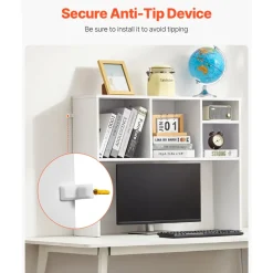 VEVOR Desktop Bookshelf, 1-Tier Desktop Storage Organizer, 37