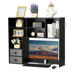 VEVOR Desktop Bookshelf, 3-Tier Desktop Storage Organizer, 37