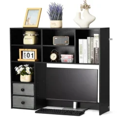 VEVOR Desktop Bookshelf, 3-Tier Desktop Storage Organizer, 37