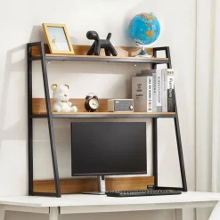 VEVOR Desktop Bookshelf, 2-Tier Desktop Storage Organizer, 37.4