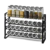 VEVOR Detachable Spice Rack Organizer for Cabinet, 4 Tie Stackable Seasoning Organizer, Spice Jars Kitchen Storage for Countertop Kitchen Pantry Cupboard, 15.8x10.7 in
