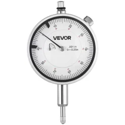 VEVOR Dial Test Indicator and Bore Gauge Measuring Tool Set, Dial Indicator 0.001 inch Accuracy, 2-6 inch Bore Range with Rod, Storage Case, Anvils for Industrial Machining Measurements