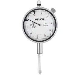 VEVOR Dial Test Indicator, 0.001 inch Accuracy, 0-1 inch Measuring Range, Easy to Read Large Dial, Professional for Internal Diameter Measurement, Runout Detection, Flatness Inspection