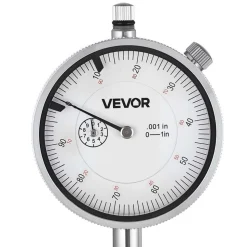 VEVOR Dial Test Indicator, 0.001 inch Accuracy, 0-1 inch Measuring Range, Easy to Read Large Dial, Professional for Internal Diameter Measurement, Runout Detection, Flatness Inspection