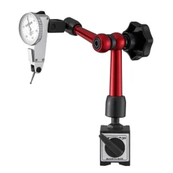 VEVOR Dial Test Indicator with Universal Magnetic Base and Storage Case, 0.0005 inch Accuracy, 0-0.03 inch Range, Micro Ball Handle for Narrow Area Measurement, Industrial Machining & Inspection