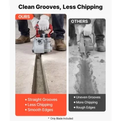 VEVOR Diamond Blades 6.3 inch, 5-Pack Wall Chaser Saw Blade Cutting Blade, 0.87 in Arbor, High-Hardness Diamond Segments, 65Mn Steel Core, Dry Wet Cutting, Clean Edges for Concrete Brick Stone Cement