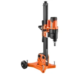 VEVOR Diamond Core Drilling Machine, 0.8-12 in Drilling Capacity, Dry/Wet Concrete Core Drill Rig with 5 in Wet Drill Bit, Tiltable Stand & Wheeled Base, 3200W 800RPM/430RPM, UNC1 1/4–7 Thread