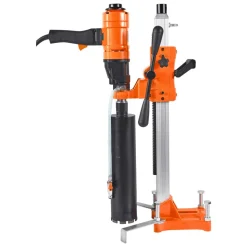 VEVOR Diamond Core Drilling Machine, 0.8–8 in Drilling Diameter, Rolling Dry and Wet Concrete Core Drill Rig with 8 Drill Bits & Wheeled Stand, 3000W 800 RPM Speed, UNC1 1/4–7 Thread