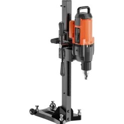 VEVOR Diamond Core Drilling Machine, 10in Wet Concrete Core Drill Rig with Stand Wheels, 750RPM Speed & 1-1/4" Thread & Lifting Handle, 10in Drilling Diameter for Concrete Brick Block Stone, 2500W