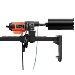 VEVOR Diamond Core Drilling Machine, 10in Wet Concrete Core Drill Rig with Stand Wheels, 750RPM Speed & 1-1/4