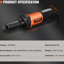 VEVOR Die Grinder, 1/4