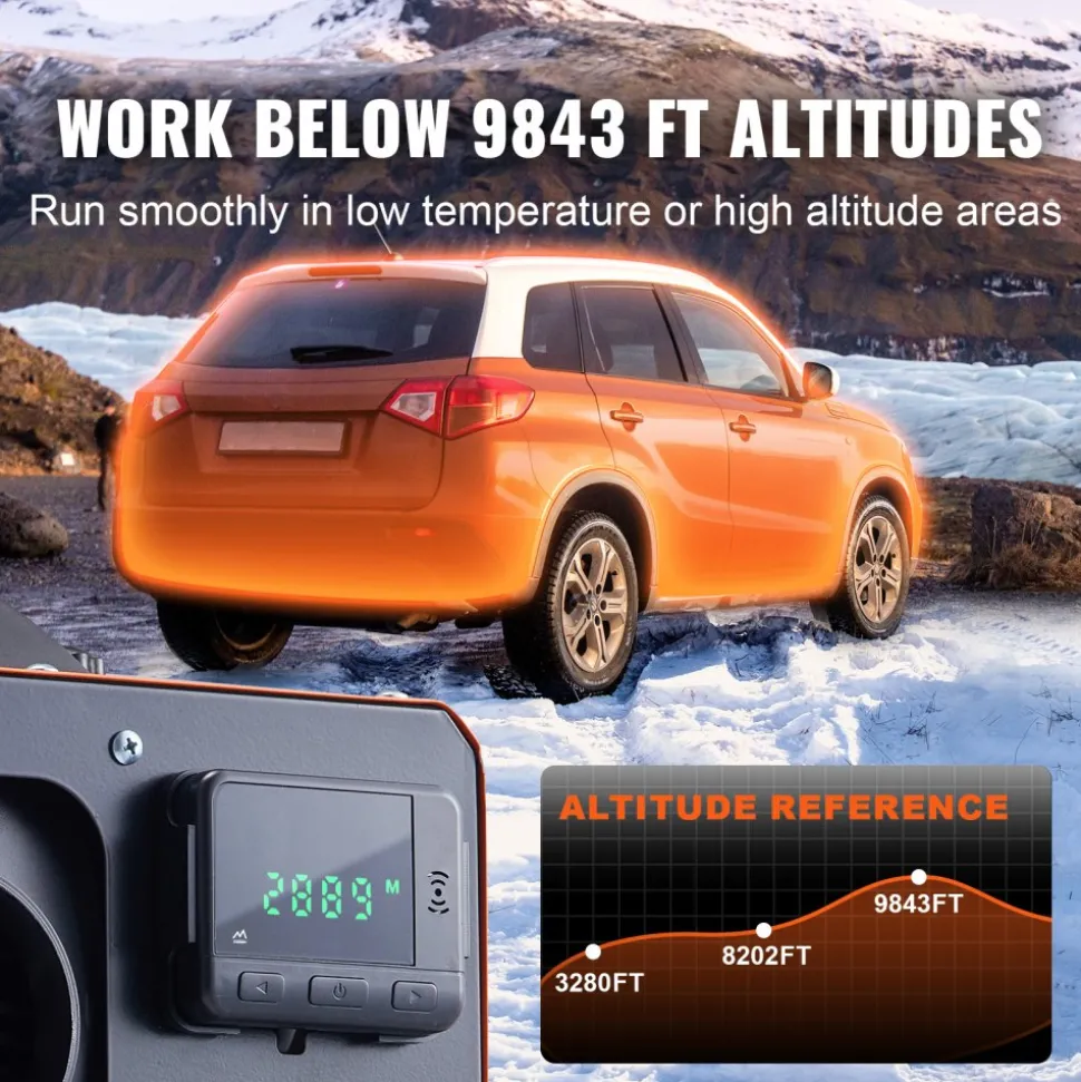 VEVOR Diesel Air Heater All-in-one 12V 5KW LCD Remote Control for Car RV
