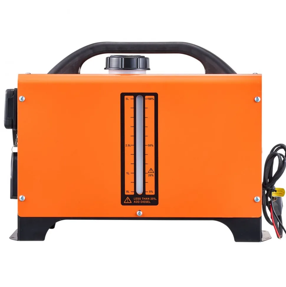 VEVOR Diesel Air Heater, 8 kW DC12-24V, Fast Heating Diesel Parking Heater with Remote Control and Square Color Digital Display, Low Noise, Voice Announcement, for RV, Truck, Camper, Boat and Trailer