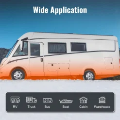 VEVOR Diesel Air Heater 12V 2KW Bluetooth App LCD Display for Car Bus RV
