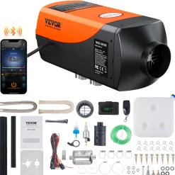 VEVOR Diesel Air Heater 12V 2KW Bluetooth App LCD Display for Car Bus RV