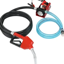 VEVOR Diesel Fuel Transfer Pump Kit  12V 10 GPM DC with Automatic Shut-off Nozzle Hose, Portable Electric Self-Priming Fuel Transfer Extractor Pump Kit  for Diesel, Kerosene, Machine, Transformer Oil