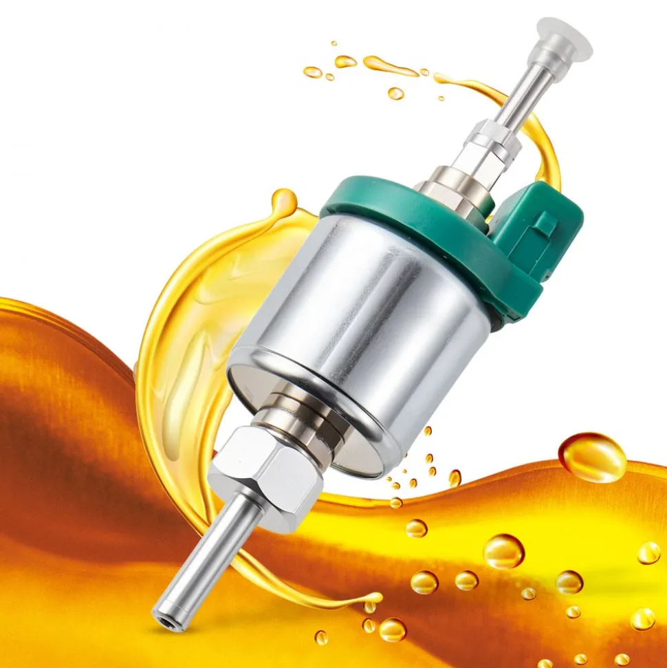 VEVOR Diesel Heater Fuel Pump, 12V DC Car Air Heater Diesel Fuel Dosing Pump, 22ML Aluminum Air Diesels Parking Heaters Pumps Fits for 2KW 5KW 8KW Diesels Heaters, Quiet Design, Pulse Technology