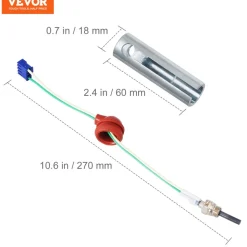 VEVOR Diesel Heater Glow Plug Kit, Ceramic Glow Plug Repair Kit, Air Diesel Parking Heater Part with Removal Fitting Tool, Diesel Heater Rebuild Kit for 2KW/5KW/8KW Diesel Heater Replacement