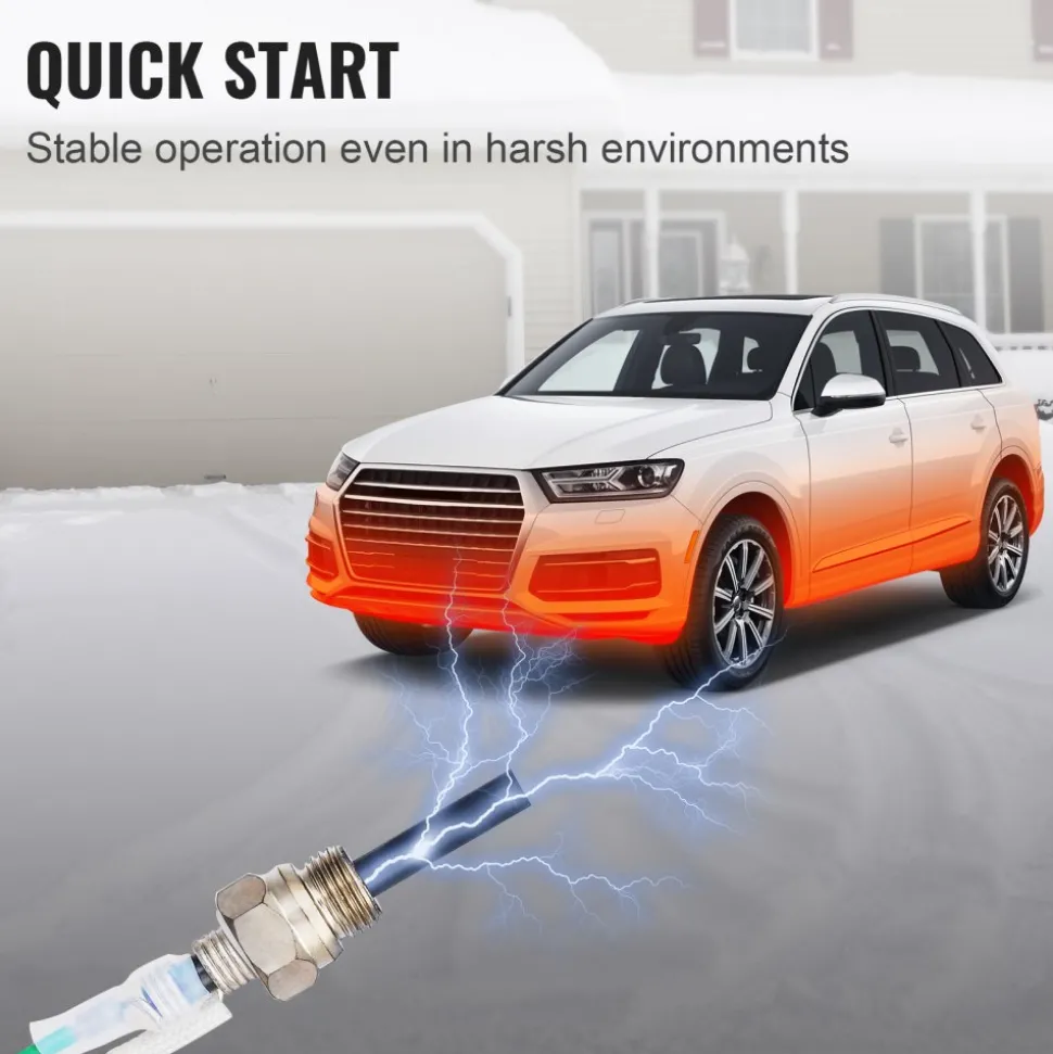 VEVOR Diesel Heater Glow Plug Kit, Ceramic Glow Plug Repair Kit, Air Diesel Parking Heater Part with Removal Fitting Tool, Diesel Heater Rebuild Kit for 2KW/5KW/8KW Diesel Heater Replacement
