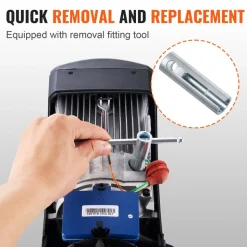 VEVOR Diesel Heater Glow Plug Kit, Ceramic Glow Plug Repair Kit, Air Diesel Parking Heater Part with Removal Fitting Tool, Diesel Heater Rebuild Kit for 2KW/5KW/8KW Diesel Heater Replacement