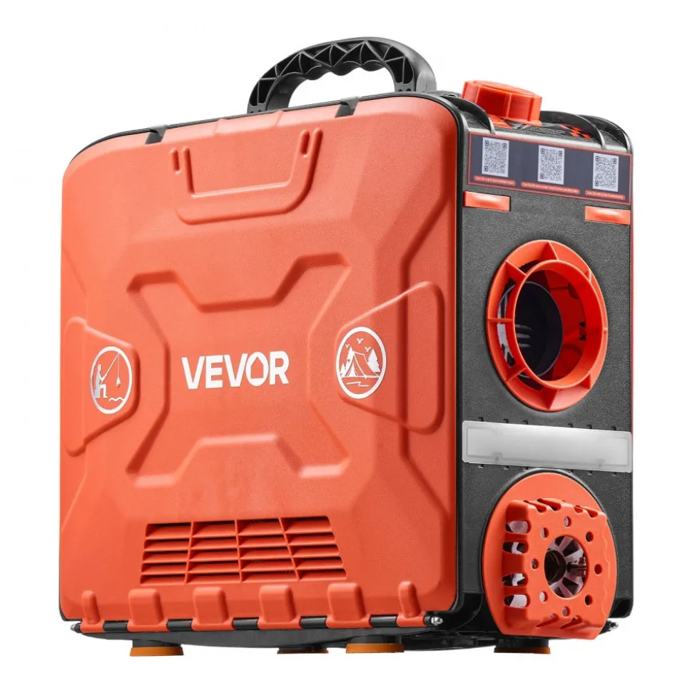 VEVOR Diesel Heater, 8KW, DC 12V, All in One Portable Diesel Air Heater with Bluetooth APP Control, Remote Control and LCD Screen, 1.2 Gal Fuel Tank for Vehicles, Vans, RVs, Campers, and Garages