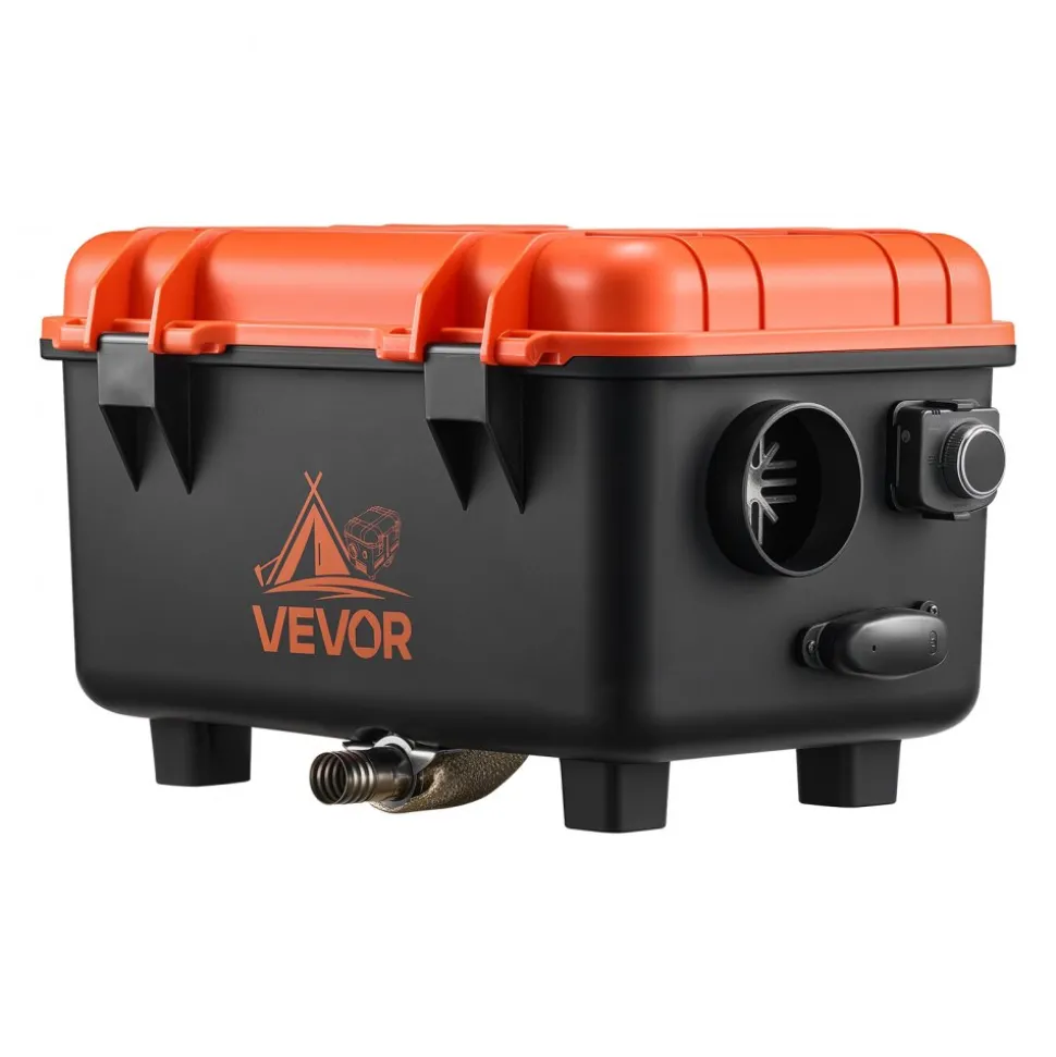 VEVOR Diesel Heater, 8KW, DC 12V/24V, All in One Portable Diesel Air Heater with Remote Control and LCD Screen, Fast Heating Low Noise, 1.1 Gal Fuel Tank for Trucks, Vans, RVs, Campers, and Garages