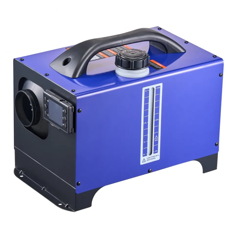 VEVOR Diesel Heater, 8KW, DC 12V/24V, All in One Portable Diesel Air Heater with Remote Control and LCD Display, Fast Heating Low Noise, 1.3 Gal Fuel Tank for Vehicles, RVs, Vans, Tractors and Trucks