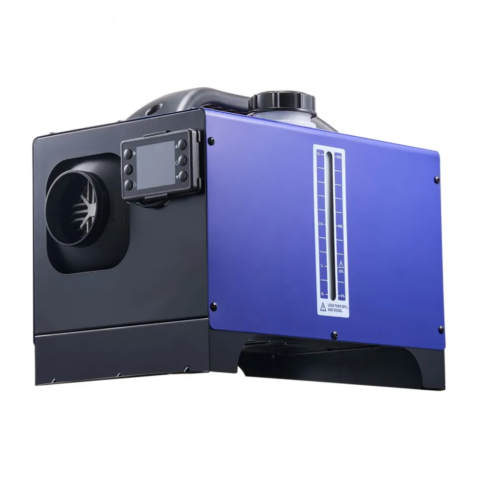 VEVOR Diesel Heater, 8KW, DC 12V/24V, All in One Portable Diesel Air Heater with Remote Control and LCD Display, Fast Heating Low Noise, 1.3 Gal Fuel Tank for Vehicles, RVs, Vans, Tractors and Trucks