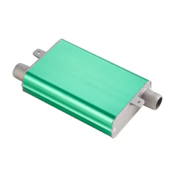 VEVOR Diesel Heater Muffler, 0.94 inch Diesel Heater Muffler Upgrade, Parking Heaters Mufflers Fit with 2 Clamps and Screws, Aluminum Alloy Parking Heaters Noise Reducer for 2KW 5KW 8KW Heaters