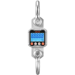 VEVOR Digital Crane Scale, 6600 lbs/3000 kg Max Capacity, Heavy Duty Industrial Hanging Scale with Cast Aluminum Case & LCD Display, 1 lbs Division & 3 Unit Switch, Remote Control for Garage Factory