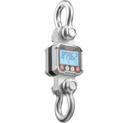 VEVOR Digital Crane Scale, 6600 lbs/3000 kg Max Capacity, Heavy Duty Industrial Hanging Scale with Cast Aluminum Case & LCD Display, 1 lbs Division & 3 Unit Switch, Remote Control for Garage Factory