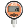 VEVOR Digital Hydraulic Pressure Gauge, 0-10000 PSI (0-700 Bar) Hydraulic Pressure Sensor, Manometer Tester with 1/4 inch NPT Base Entry for Excavator Construction Machinery, Stainless Steel Housing