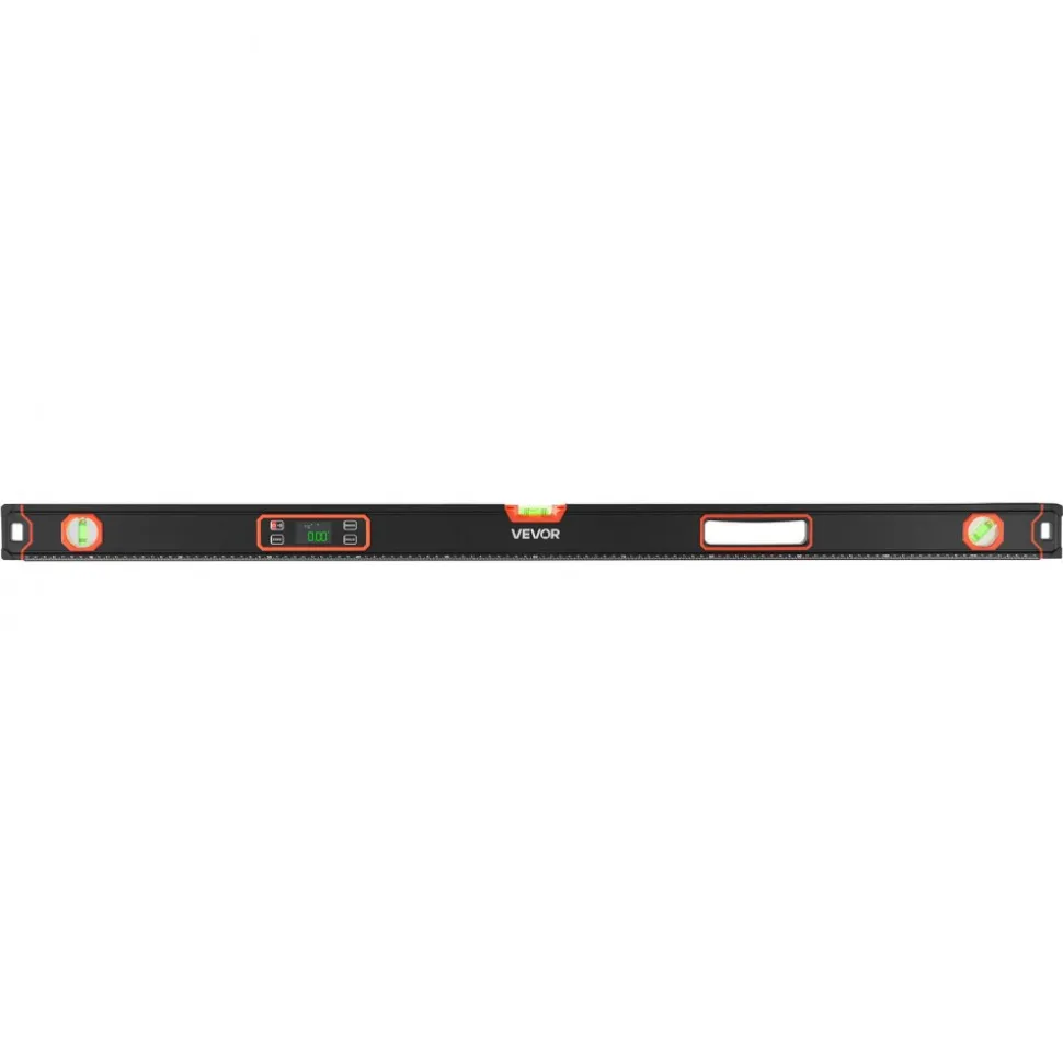 VEVOR Digital Level, 48 in Length, Magnetic Electronic Level with LED Backlit Display, 360° Electronic Leveler Tool with 0°/45°/90° Bubble Vials, IP54 Rating for Construction Carpentry Home Renovation