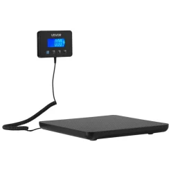 VEVOR Digital Postal Scale, 0.35 oz/3.5 oz Dual Accuracy, 440 lbs Commercial Weight Scale with Hold/Tare Function & LCD Display, Fit for Packages, Postage, Luggage, Battery & Charging Cable Included
