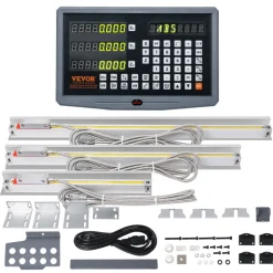 VEVOR Digital Readout 10'' & 20'' & 24'' Linear Scale 3 Axis DRO Display Kit