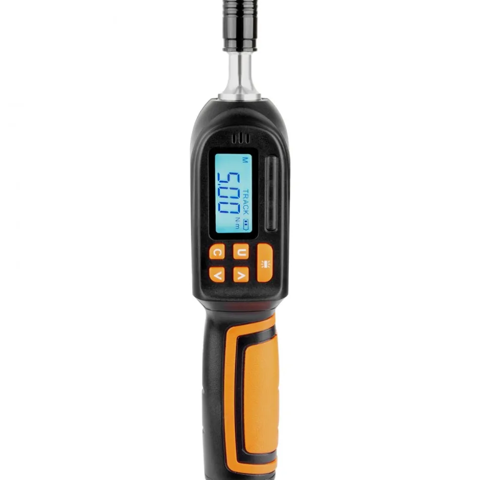 VEVOR Digital Torque Screwdriver, 1/4" Drive Screwdriver Torque Wrench, Electrician Torque Screwdriver with LCD, 2.65-70.67 in-lbs Torque Range, 0.01 N.m Increment Torque Screwdriver with Bits & Case