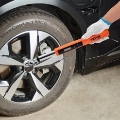 VEVOR Digital Torque Wrench, 3.7-37ft.lb/5-50n.m 3/8" Drive Electronic Torque Wrench, Torque Wrench Kit Torque Range Accurate to ±2%,  3-Mode Adjustable Torque Wrench Set with LED Buzzer Calibration