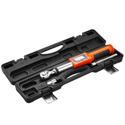 VEVOR Digital Torque Wrench, 3/8 Inch Drive, 0-99.57 lbf-ft / 0-135 N.m, 72-Tooth, ±2% High Accuracy Electronic Torque Wrench with Preset Value, Buzzer and LED Notification, for Automotive Motorcycle