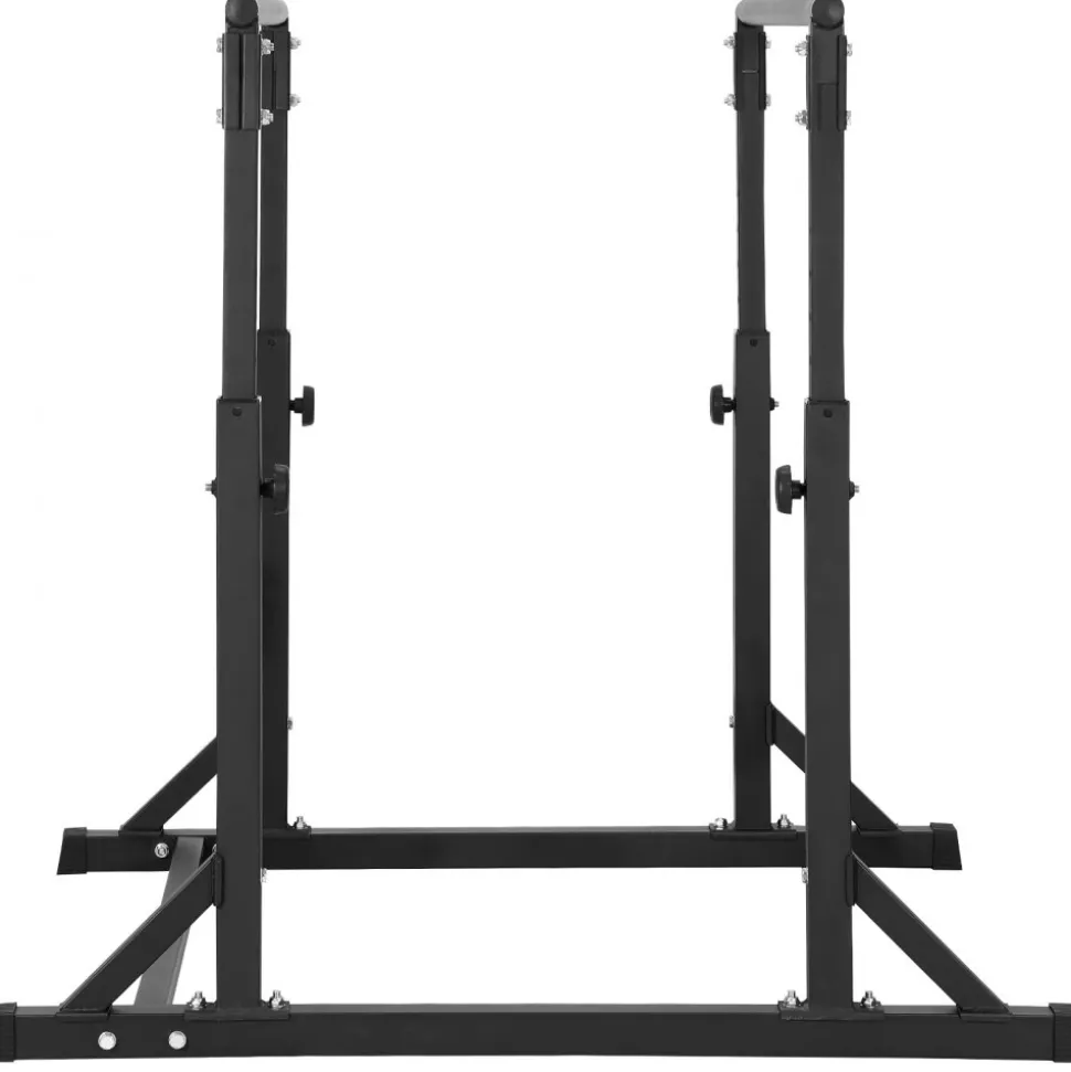 VEVOR Dip Bar, 800 lbs Capacity, Heave Duty Dip Stand Station with Adjustable Height, Fitness Workout Dip Bar Station Stabilizer Parallette Push Up Stand, Parallel Bars for Strength Training Home Gym